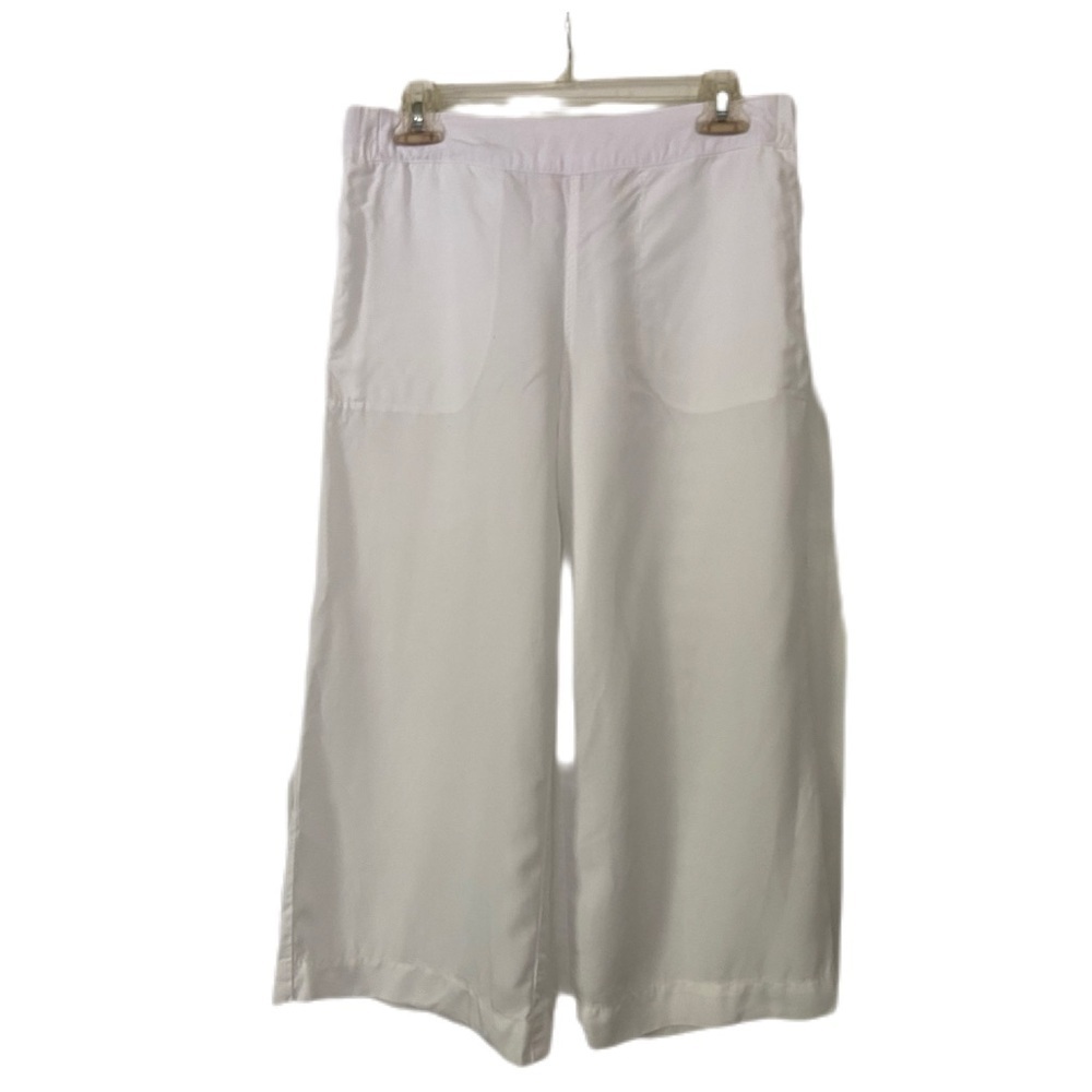 Fresh Produce Cropped Pull On Wide Leg Tencel Pants Size Small